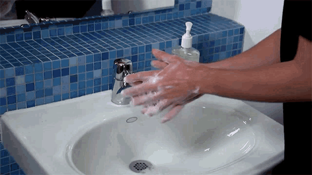 Handwashing animated image